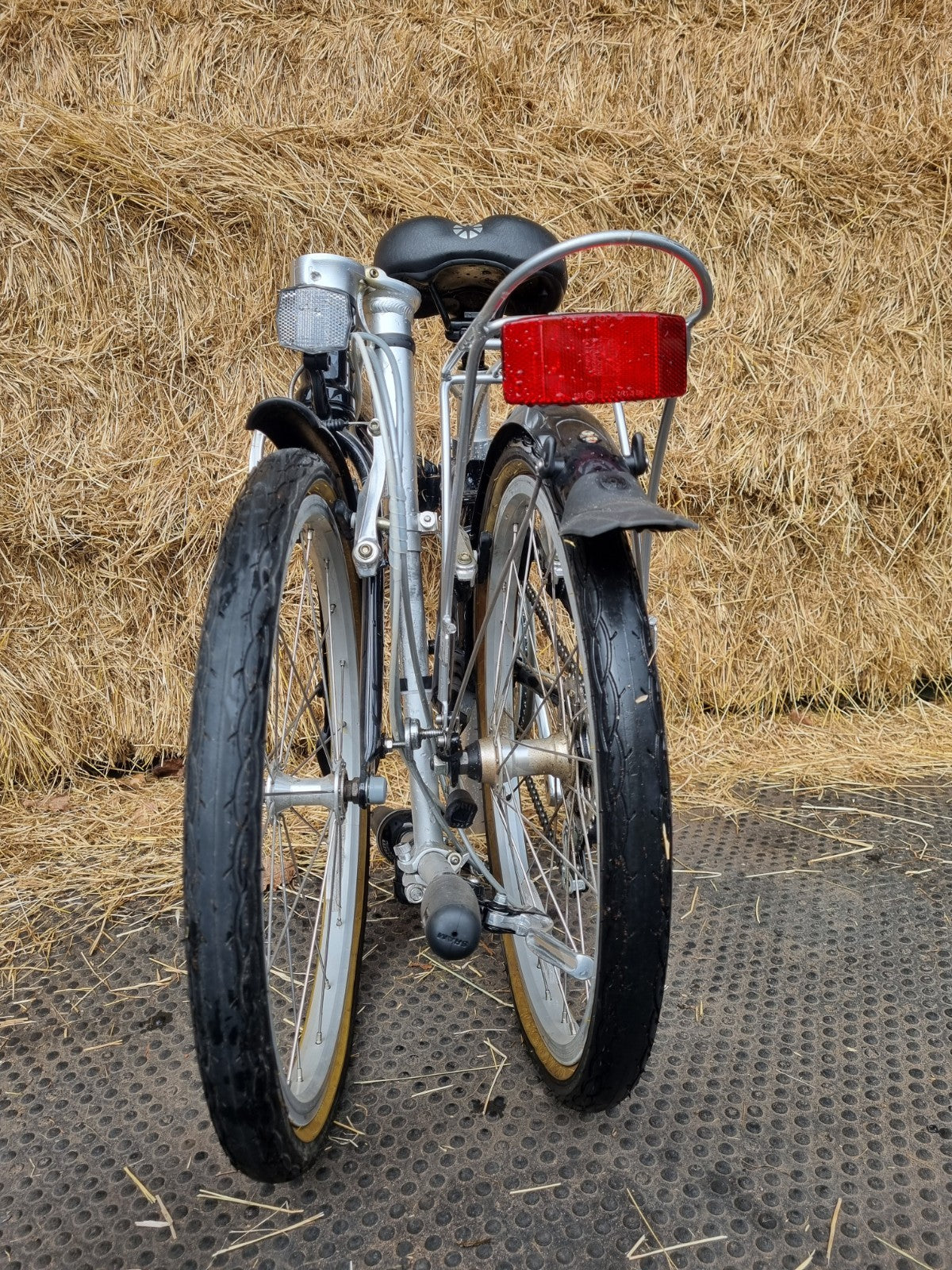 Cromoly Dahon Speed 20in Folding Bike 7 Speed  bBack/Silver 4130
