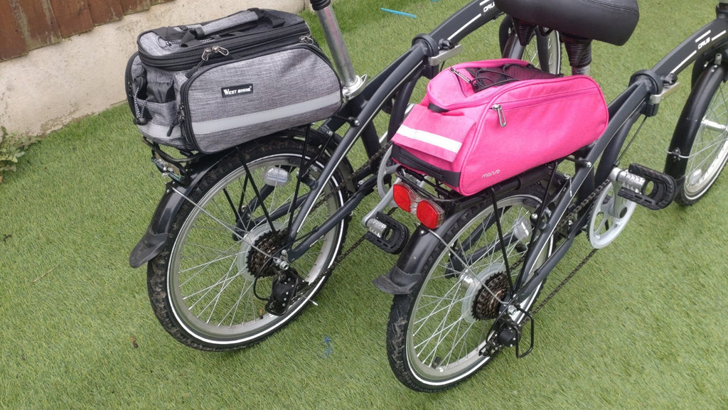 A Pair of Orus Folding Bikes with 20 Wheels Excellent Condition