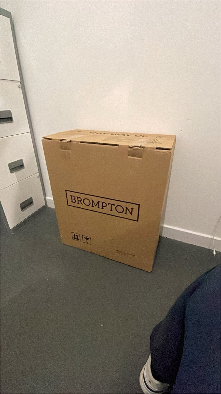 Brompton Folding bike C Line 12 Speed Matt Black mid RRP £1599