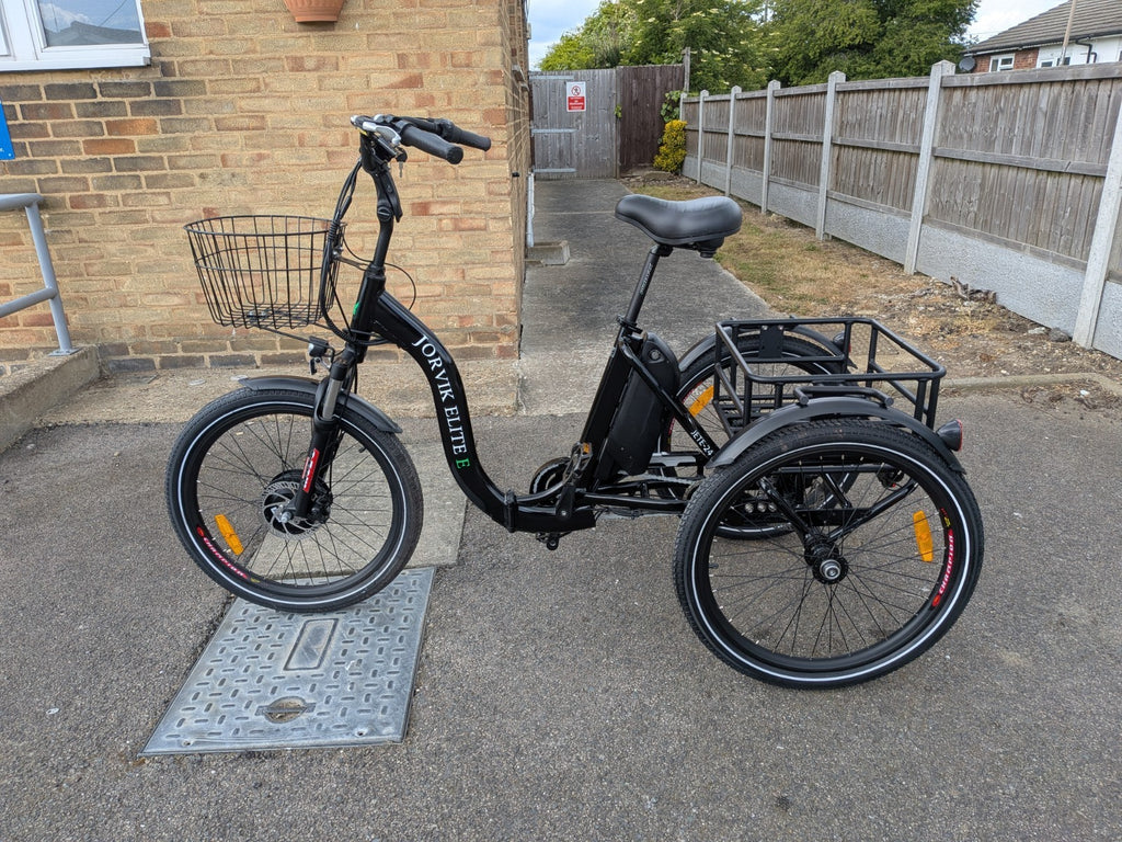 Jorvik Jet E 24 Folding E L E C T R I C Tricycle,24" WHEELS, EX Display Model