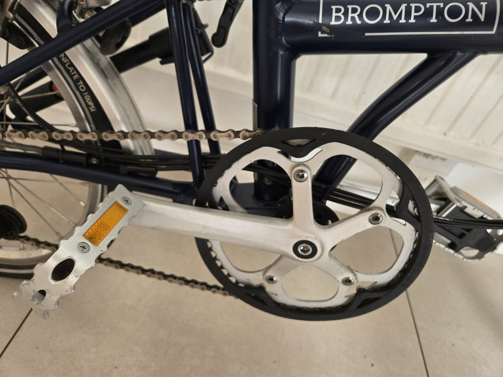 2017 Brompton 6-Speed Folding Bike Navy blue