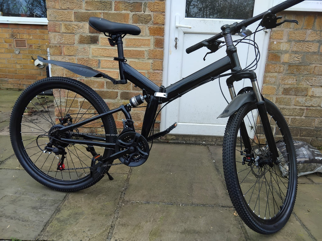 Folding mountain bike