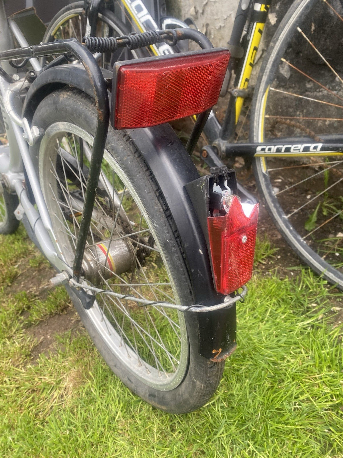 Red Amaco I Folding Bike Red/grey