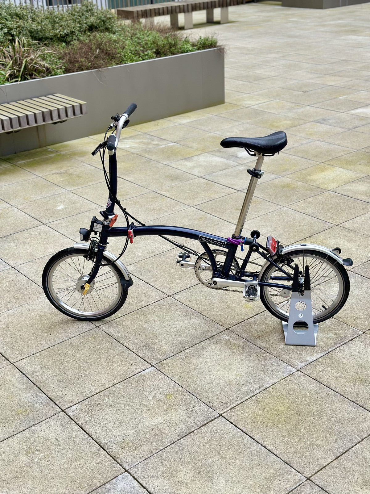 Brompton C Line 3 Speed H3L 2021 Folding bicycle in Navy - Top Condition
