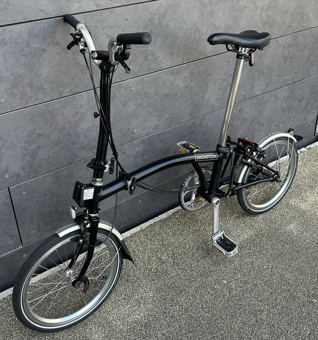 Brompton H6L Black (6 Speed) – 2021 - Fully Serviced, Excellent Cond + Extras