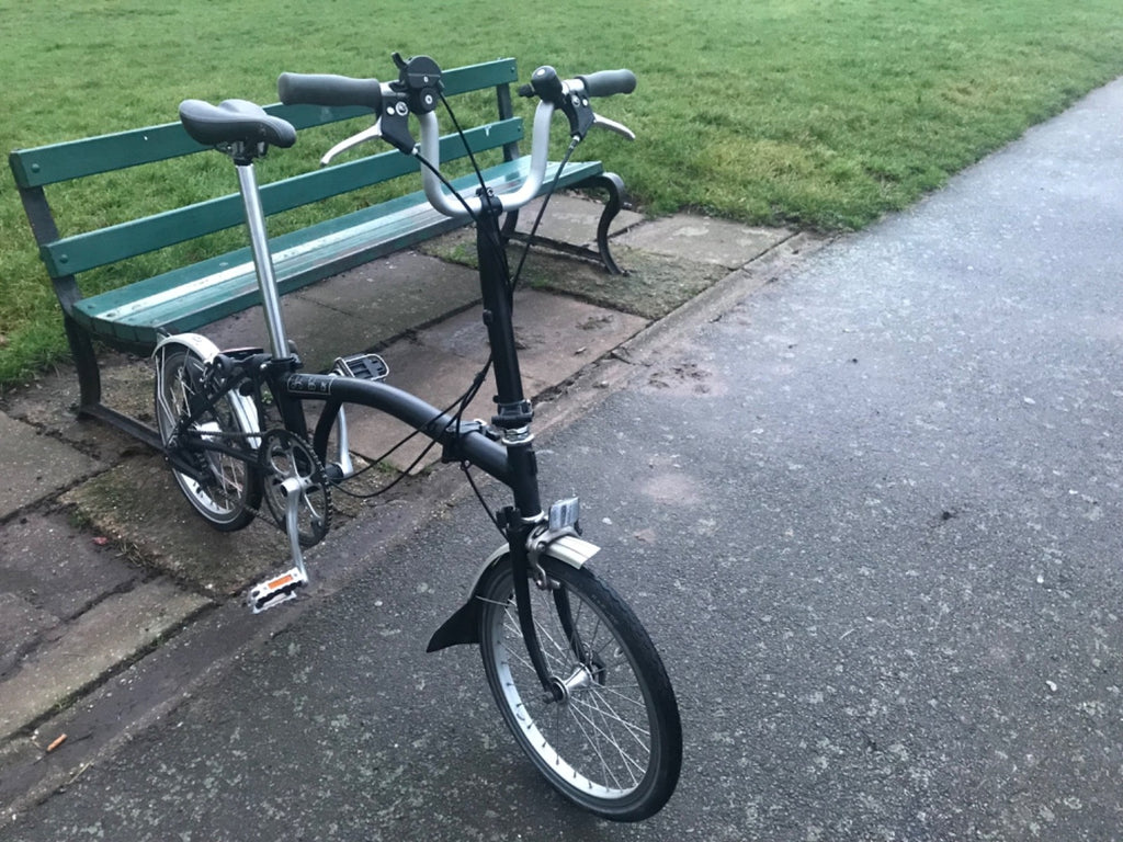 Brompton M3L Black Folding Bike Great Condition