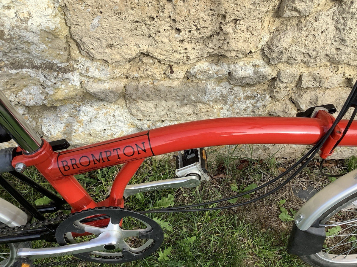 Brompton M3L Folding Bike -  Red - UK DELIVERY