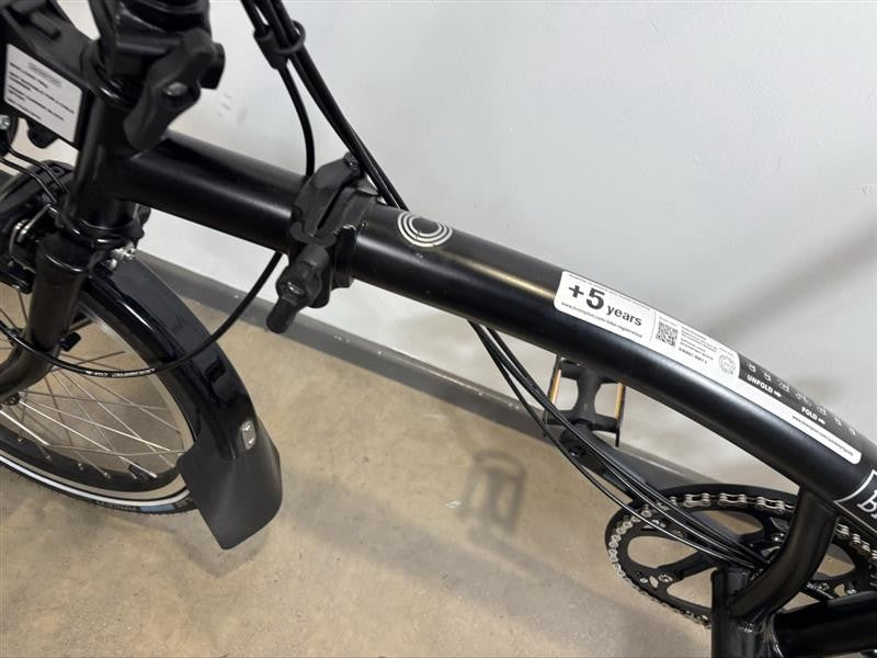 Brompton C Line 6 Speed 2024 Low Handlebar Folding Bike - Matt Black