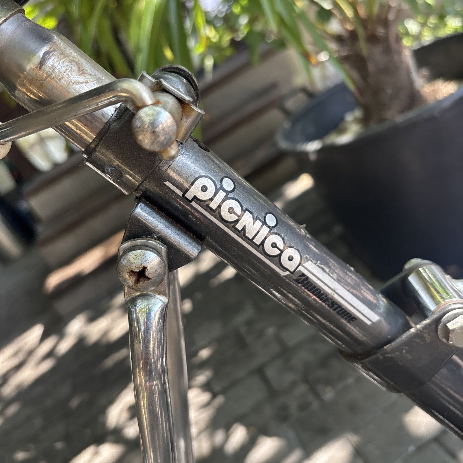 Folding Bike Picnica Bridgestone 1980s Retro