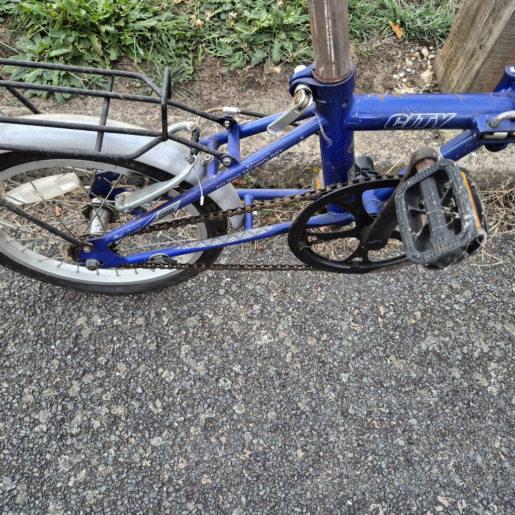 Land Rover Freelander City Folding Bicycle Blue