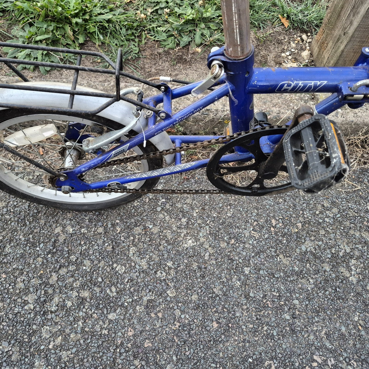 Land Rover Freelander City Folding Bicycle Blue
