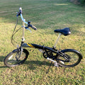 Compass Central Folding Bike 20in 7-speed RevoShift Shimano Gears - Alloy Frame