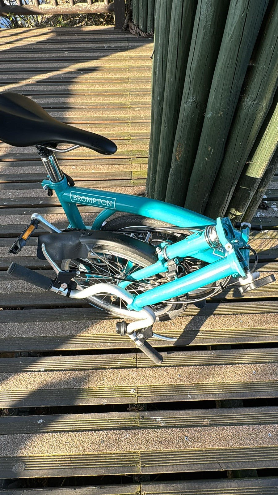Brompton B75 16" Folding Bike - Blue
