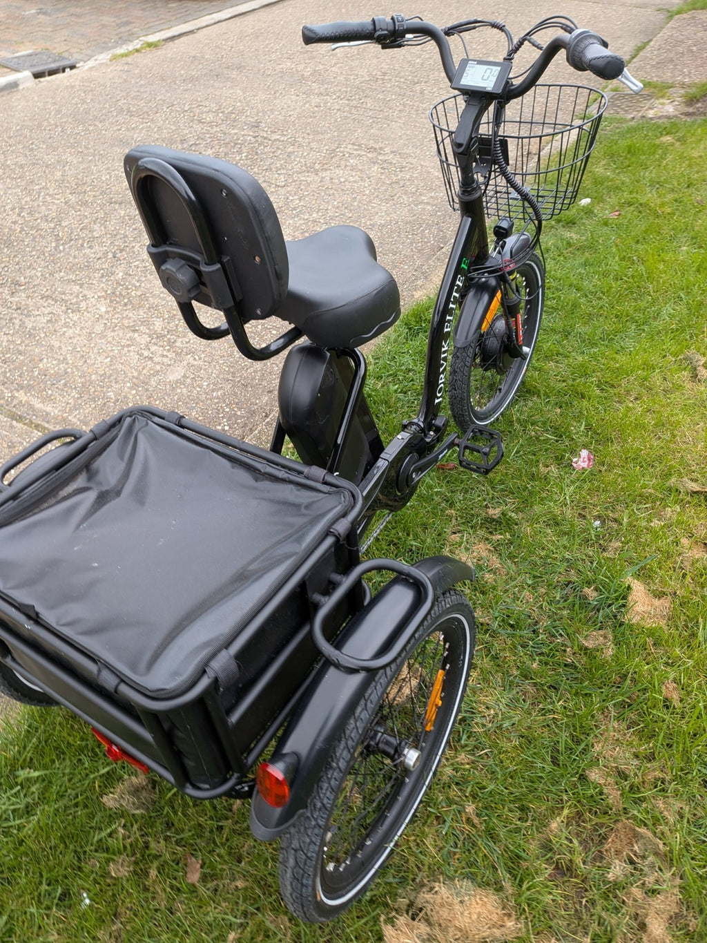 Jorvik Folding Electric Tricycle Electric Trike,Only 5 Miles Usage,Free Delivery