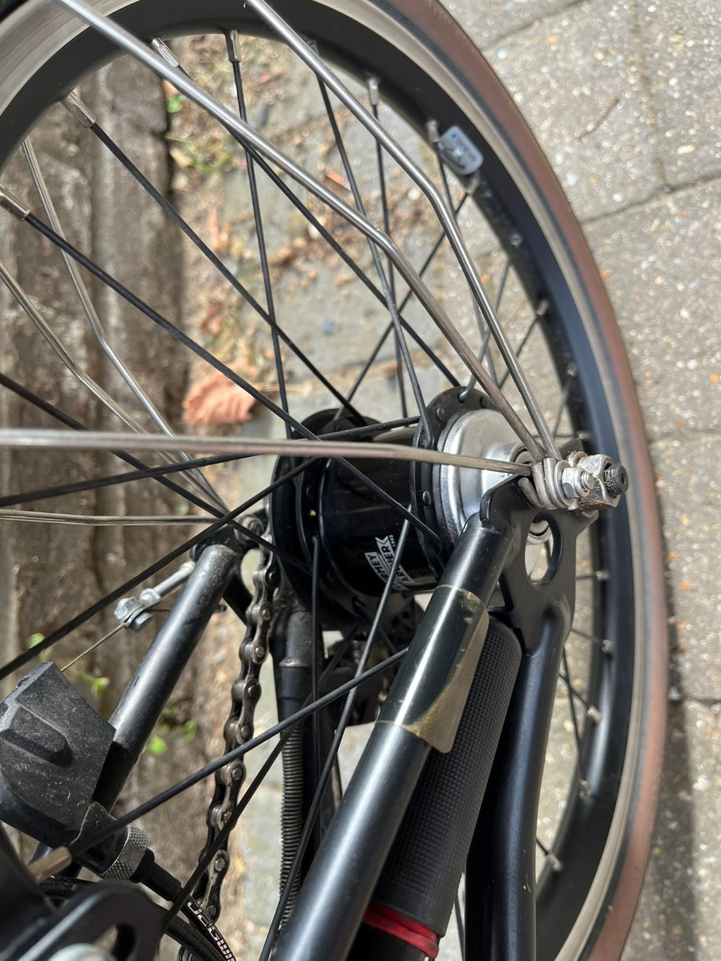 Brompton C-Line 6 speed Red Black S-type