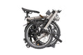 Brompton T Line 12 Speed Folding Bike -Blasted Titanium Ultra-Light RRP £4,996
