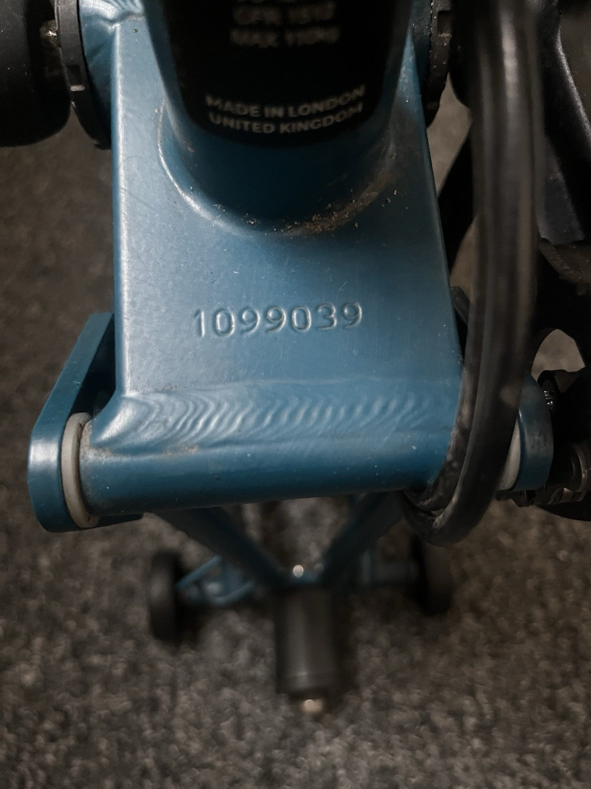 Brompton C Line Folding Bike 6-Speed, Blue, Very Good Condution