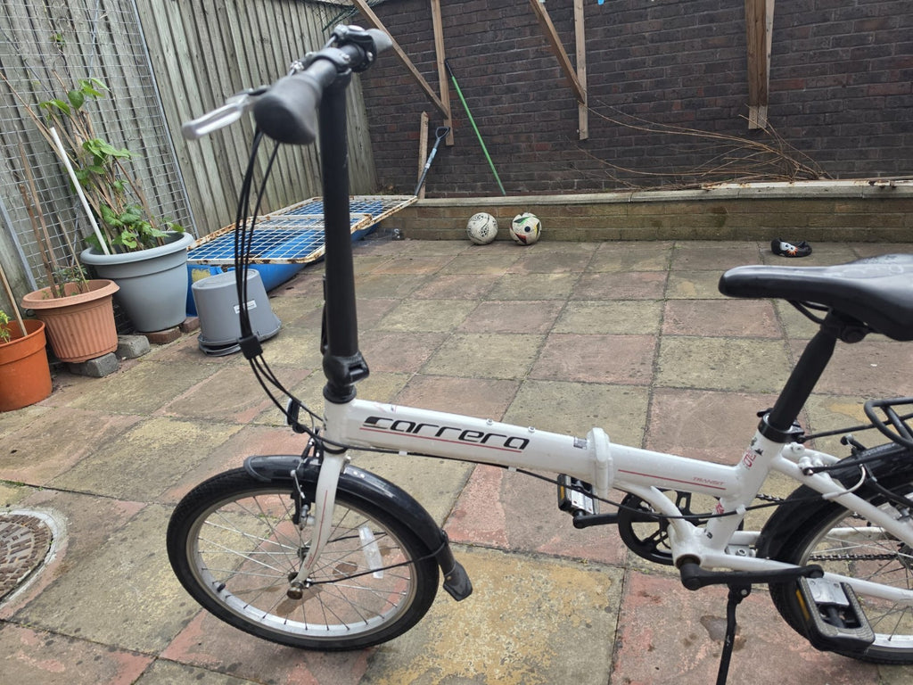 Carrera Transit good condition Folding Bike 20”wheels Aluminium Frame 3 Gears