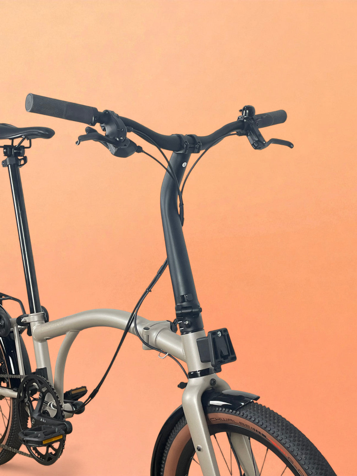 Brompton G Line - Roller Rack - Traildust White - Large