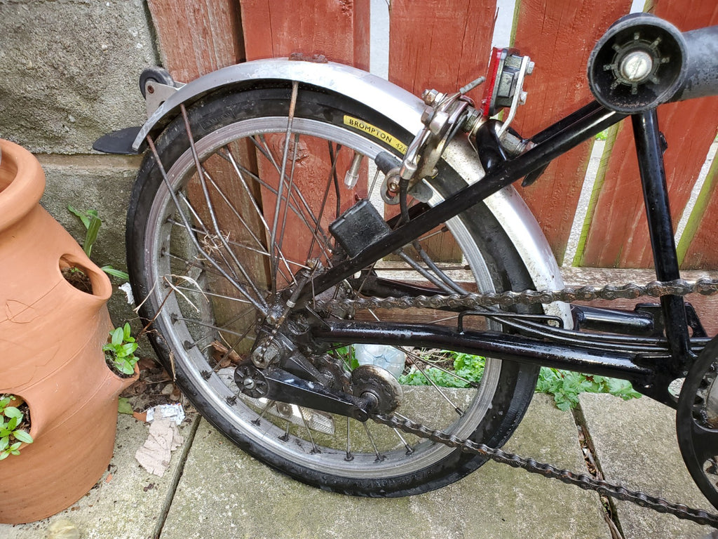 2 x Brompton Folding Bike 3 Speed Black Need service.