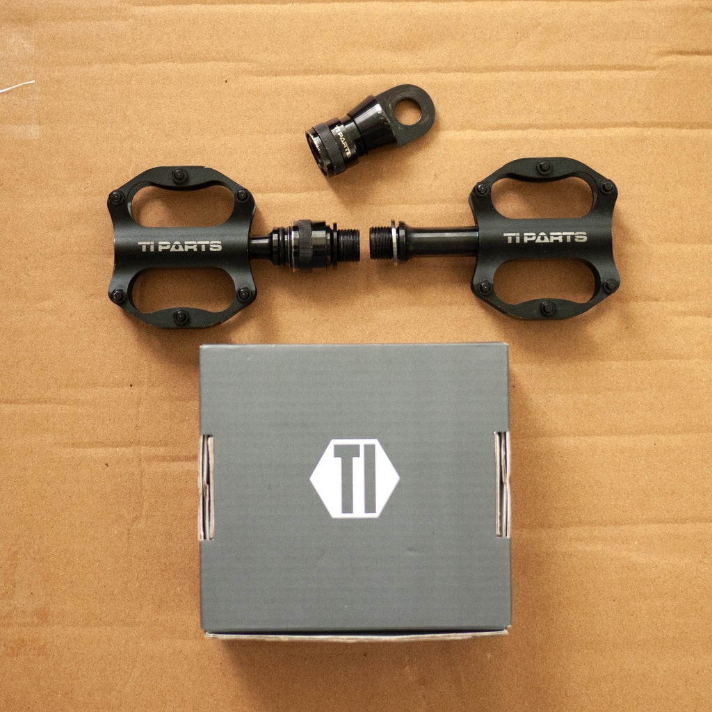 Brompton Ti Parts Workshop Single Quick Release Mini Pedal Titanium Pedal Holder