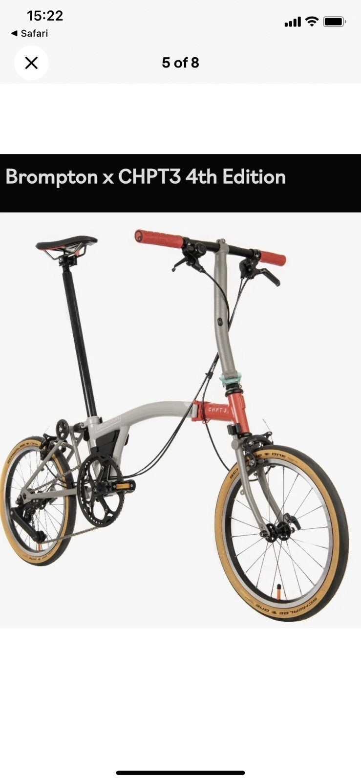Brompton x CHPT3 4th Edition Bicycle New, Boxed, Never Ridden No 2/311 made