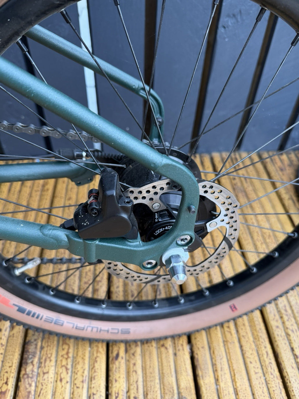 Brompton G Line Folding Bike forest Green 20in 8-Speed