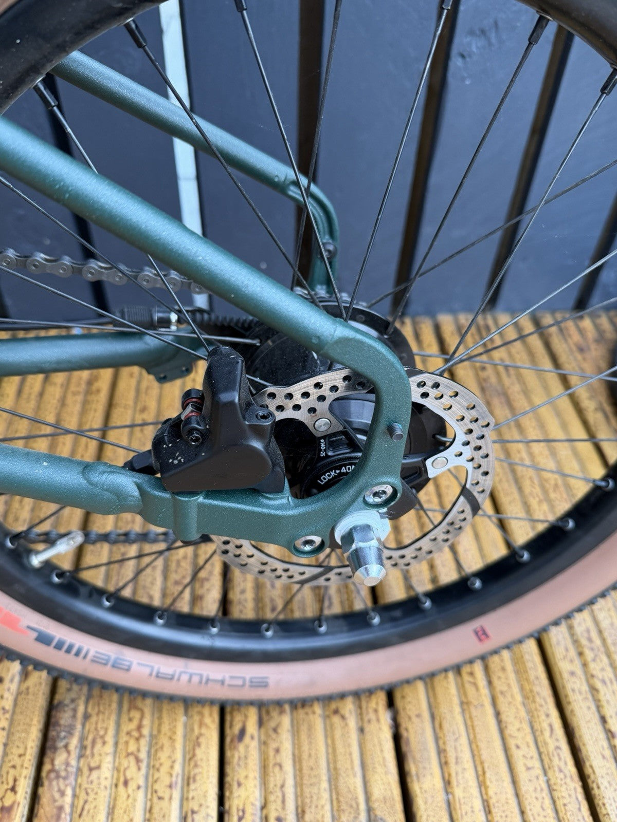 Brompton G Line Folding Bike forest Green 20in 8-Speed