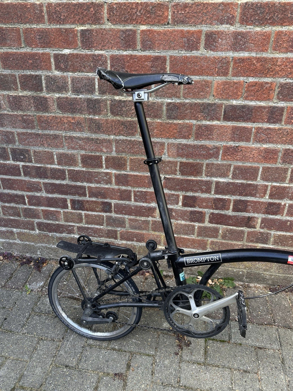 Brompton Folding Bike Super light Wheels Black Single Speed