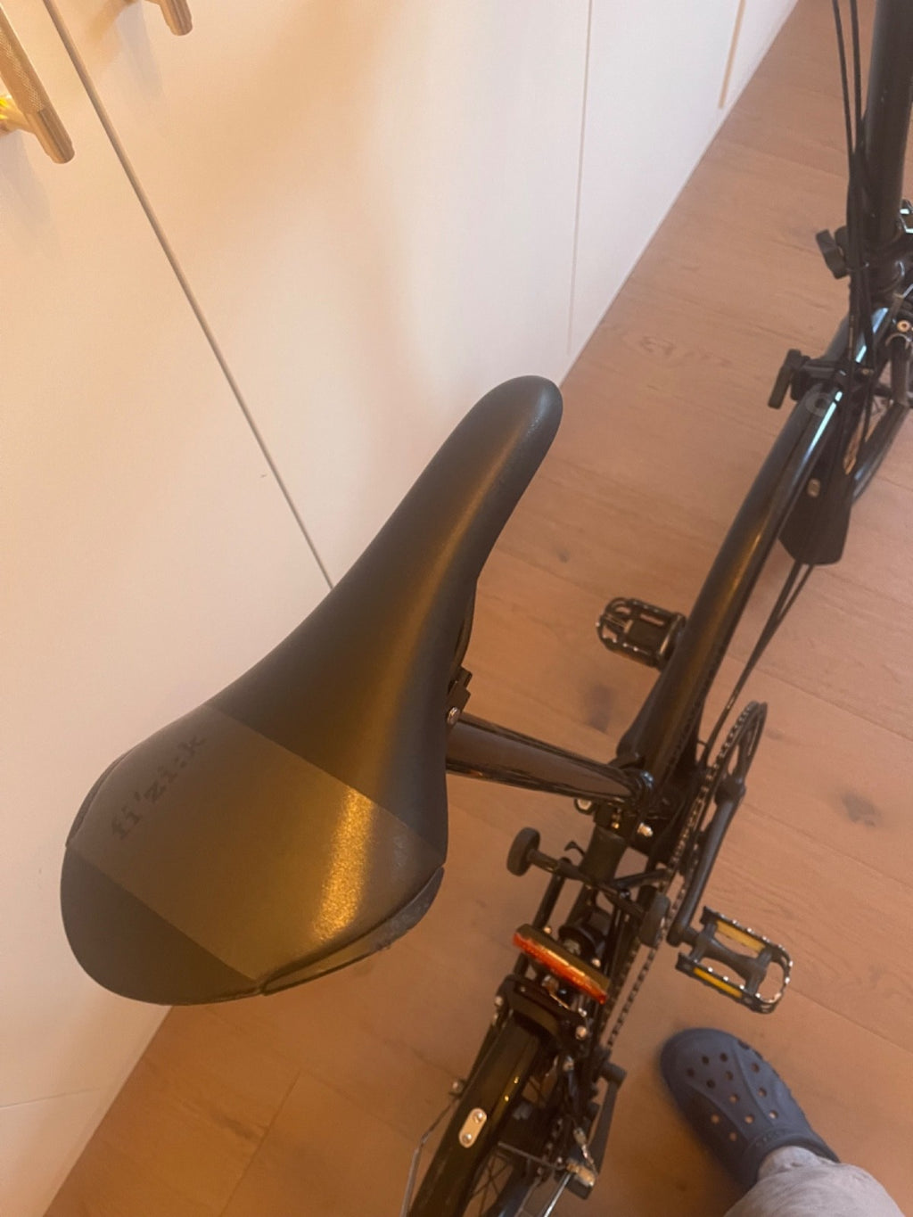 *Slight Flawed* Brompton 2022 c line special edition black 6 speed high bar bike