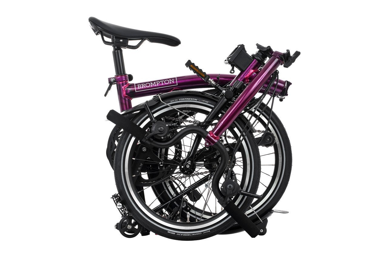 Brompton P line 4 Speed Amethyst Lacquer Mid - M4L - RRP £2539 - World Delivery
