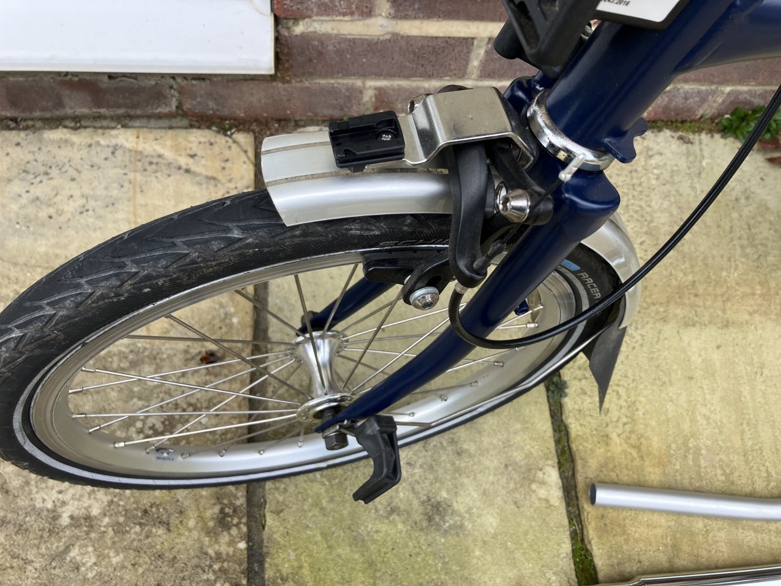 Brompton H6R 2017 - six gears with rack & pump