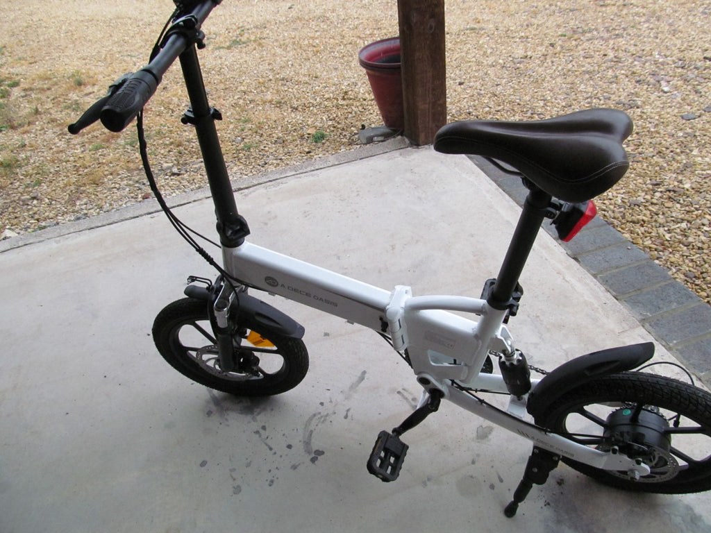 ADO Cross Your City Folding Bike, Suspension, mudguards, rides well, stops well