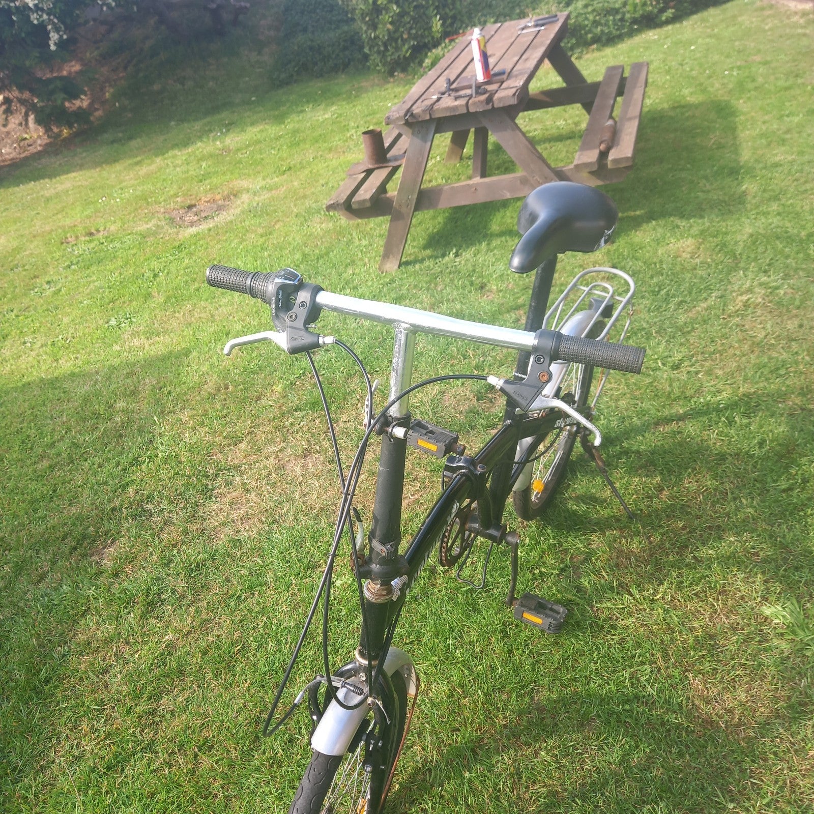 Venturax Stowaway Folding Bike 20" Wheels Collection Only  All Working