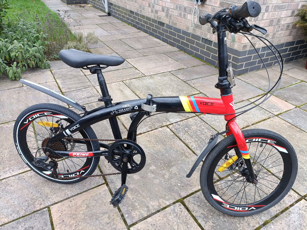Voice Prime Folding Bike - 9 Speed - Disc Brakes