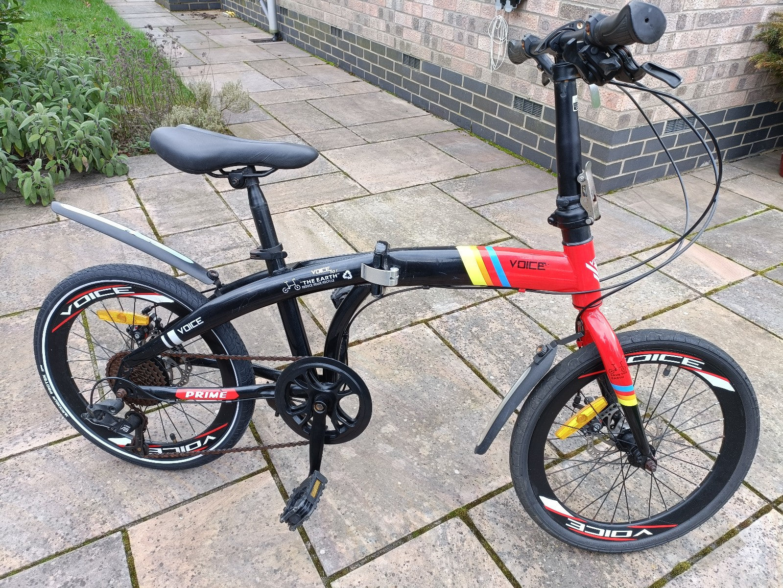 Voice Prime Folding Bike - 9 Speed - Disc Brakes