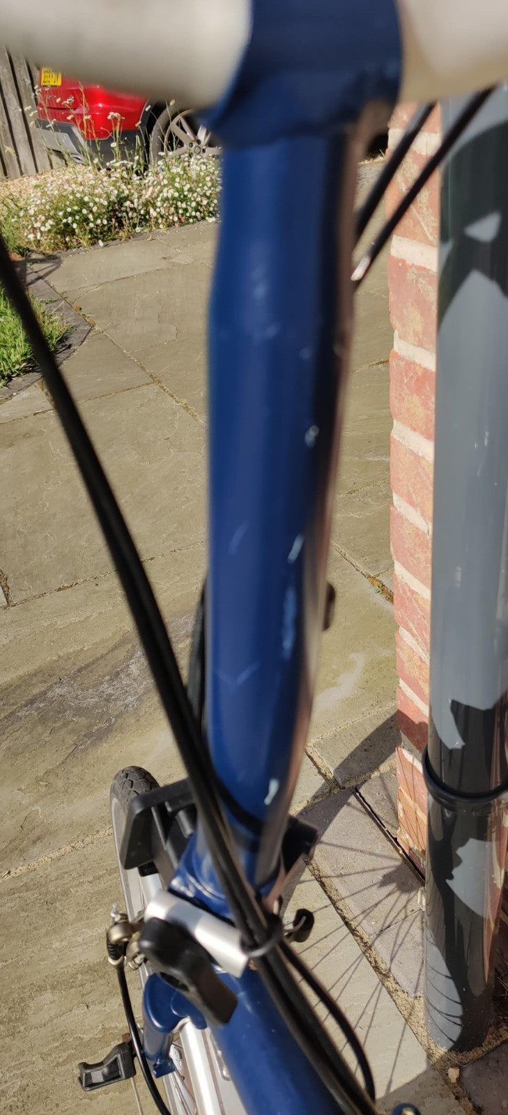 Brompton M6R 2017 Folding Bike - Navy 6 Speed w Rear Rack - Good Working Order