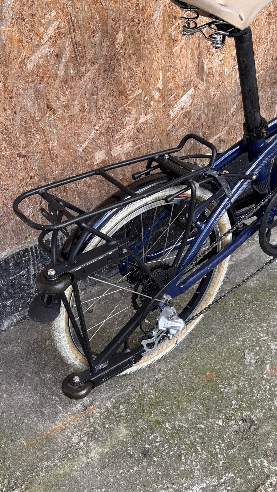 Tern Link B7 Folding Bike Custom Built With Carrier Speial 7 Speed