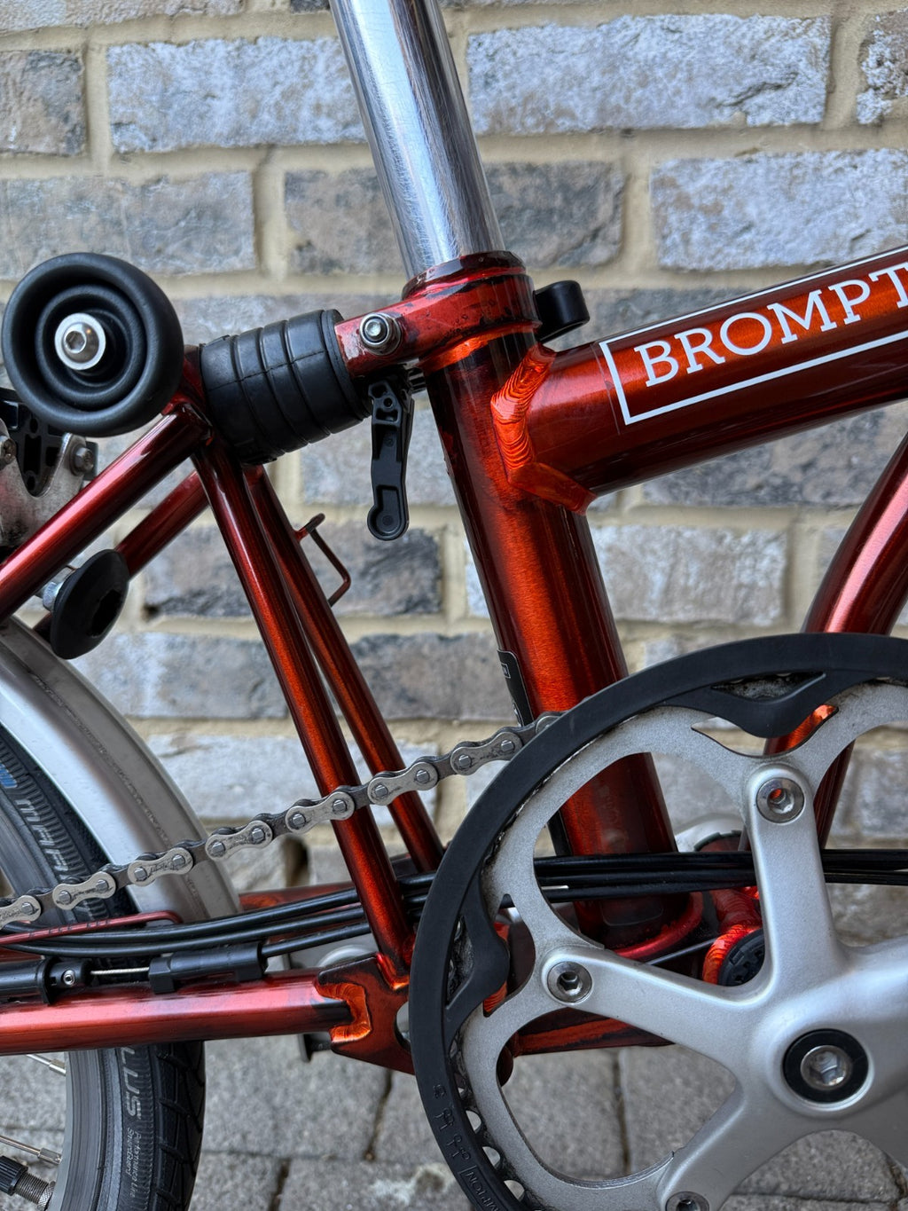 Brompton Flame Lacquer (Full) S6L - C Line 6 Speed Low - RARE - WORLDWIDE SHIP