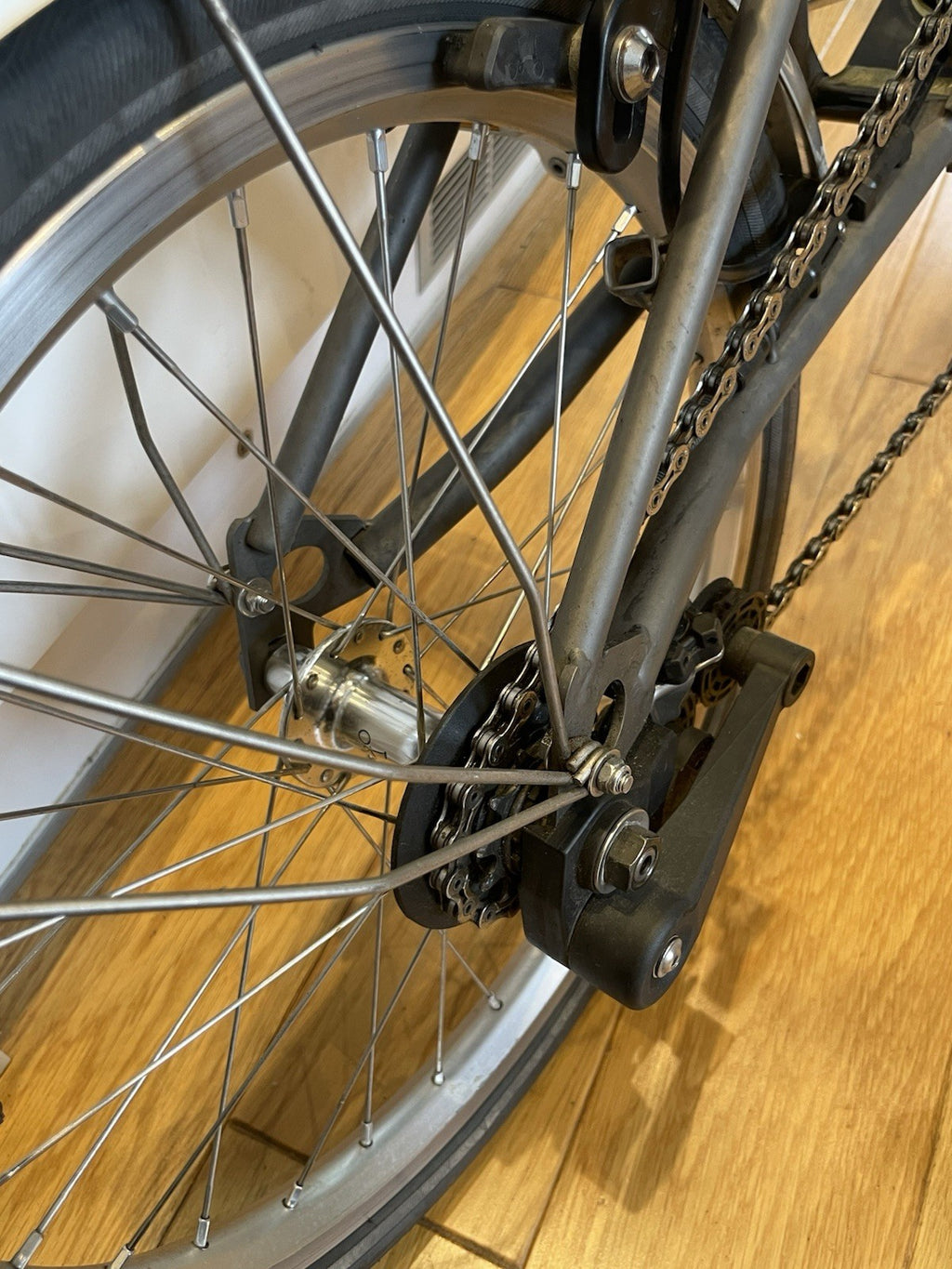 Brompton Folding Bike S2L-X Superlight in Raw Laquer