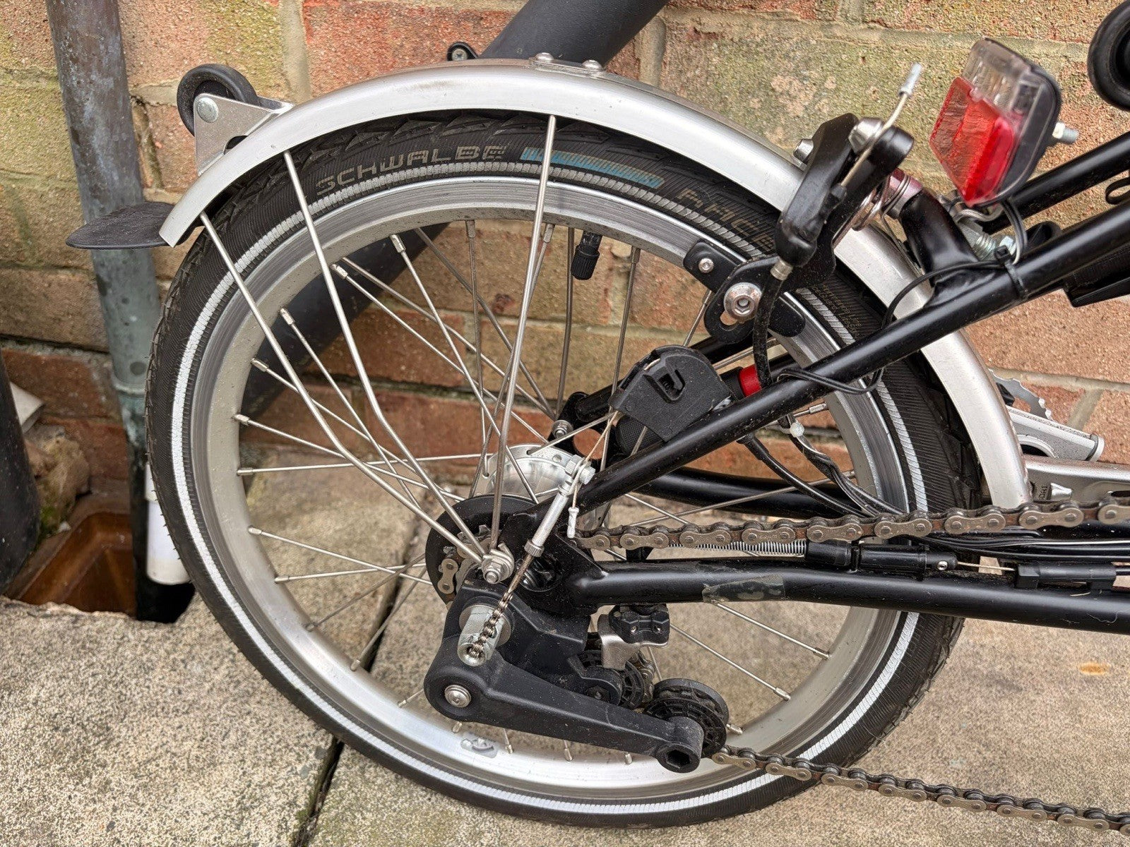 Brompton C Line Folding Bike 6-Speed matte black Good Condition