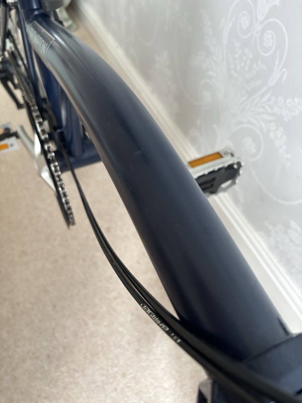2019 Brompton M3L folding bicycle C Line Equivalent in Tempest Blue - Used