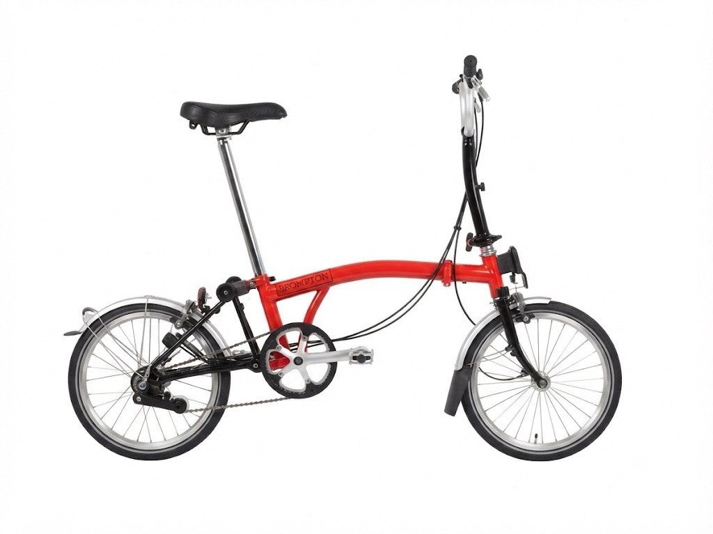 Brompton M3L Folding Bike -  Red - UK DELIVERY