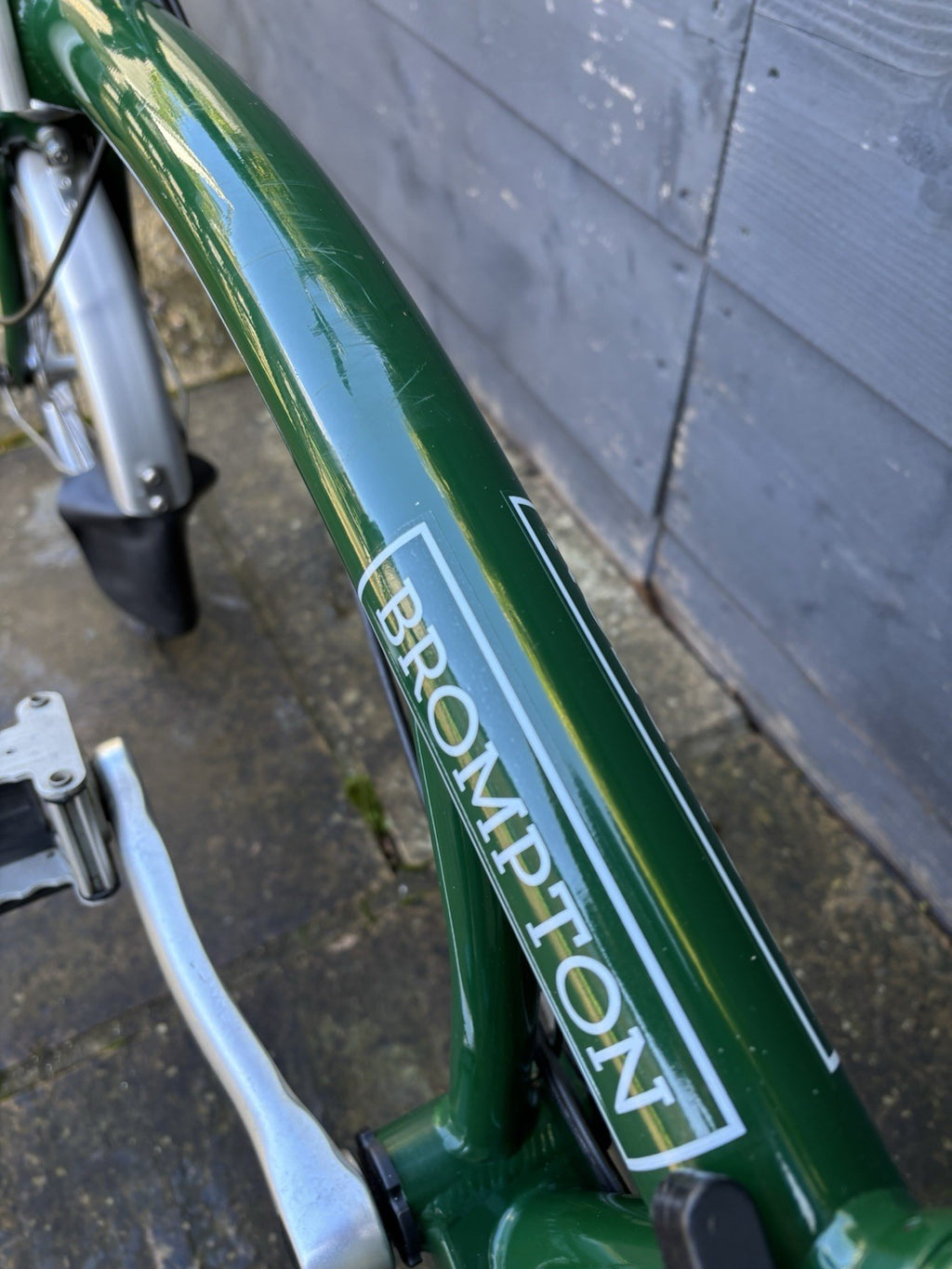 Brompton M3R folding bicycle in Racing Green - Light Leisure Used