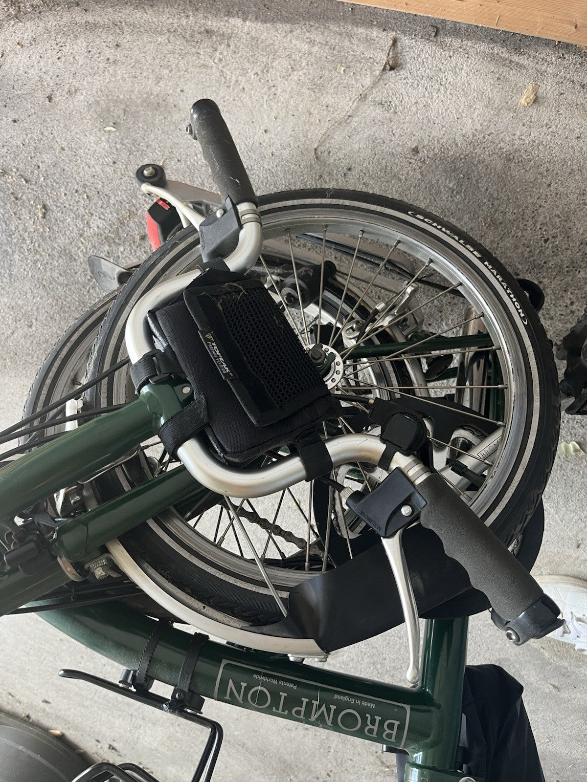 Vintage 5 Speed Brompton Bike - Green - Needs Service