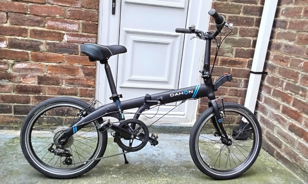Pair of Dahoon Aluminium Folding Bicycles, 7 Speed, 20 Inch Wheel Models.