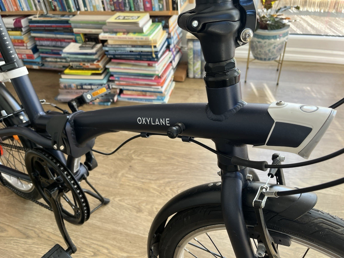 Oxylane 500 Folding Bike - Blue