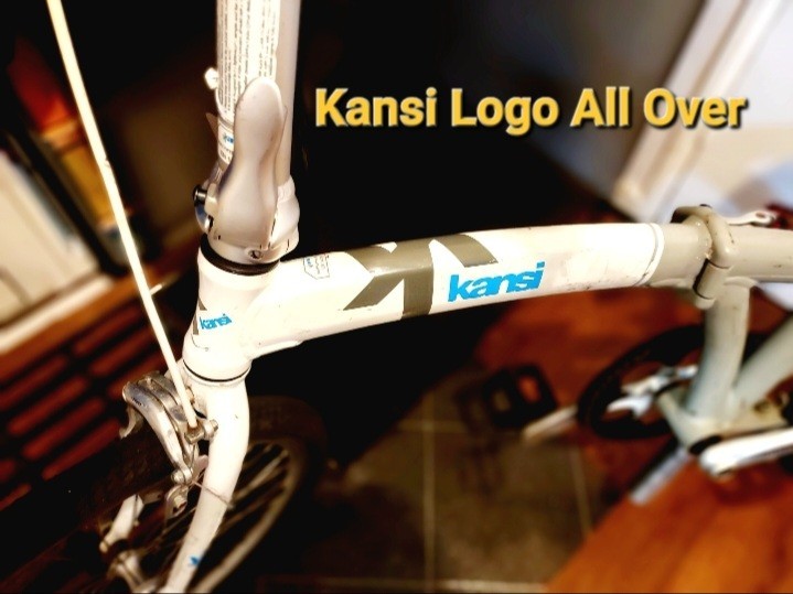 Kansi Twenty 20in Folding Bike White BMX Bar Side Pull Caliper Brakes