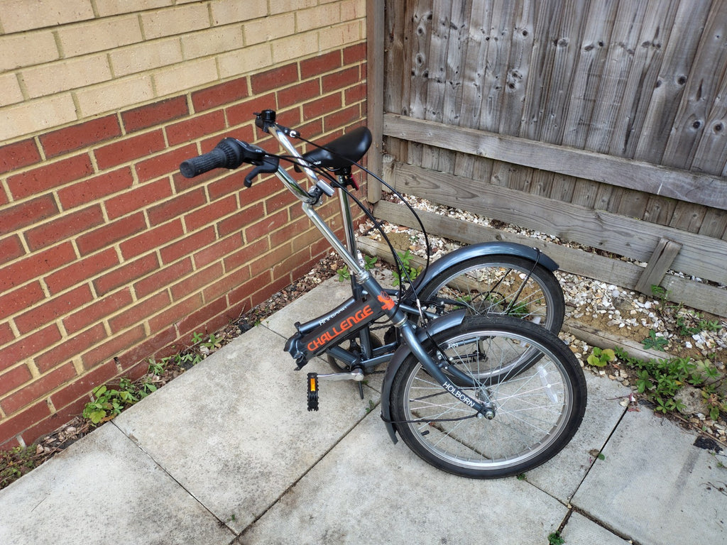 Holborn Challenge 20-inch Unisex Folding Bike with Bent Derailleur