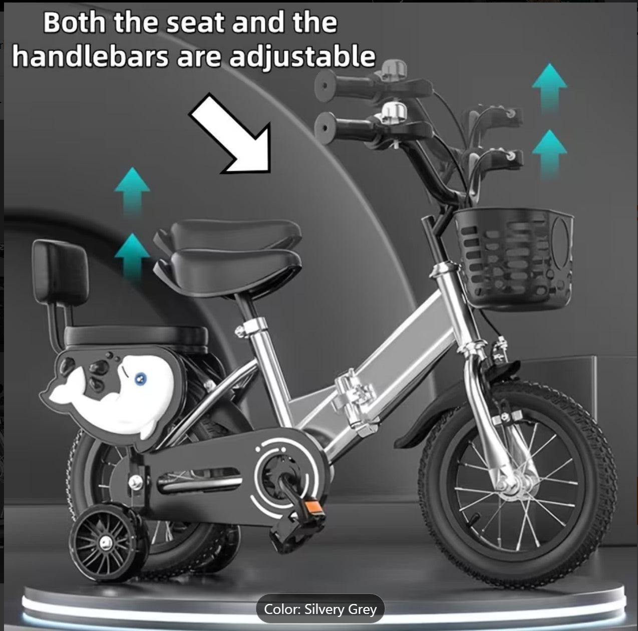 Folding Kids' Bicycle, Pedal Bike for Boys and Girls, Ideal Gift for Christmas,